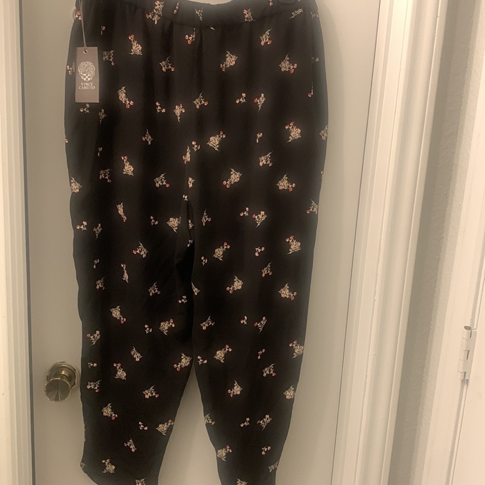 Vince Camuto Womens Floral Casual Cropped Pants, - Picture 5 of 10